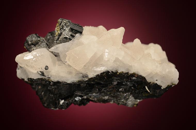 BOURNONITE on CALCITE